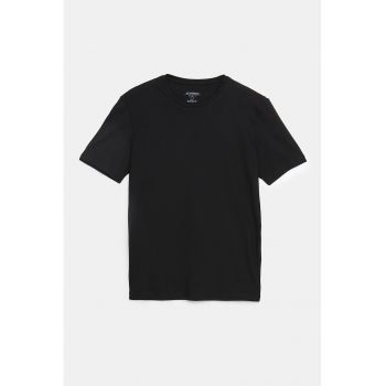 Tricou din amestec de modal cu model uni