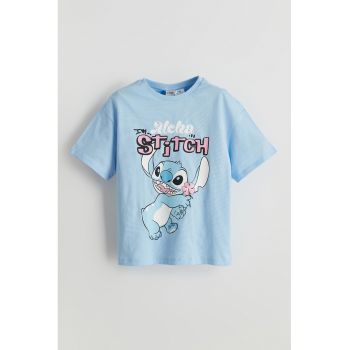 Tricou din bumbac cu cusatura