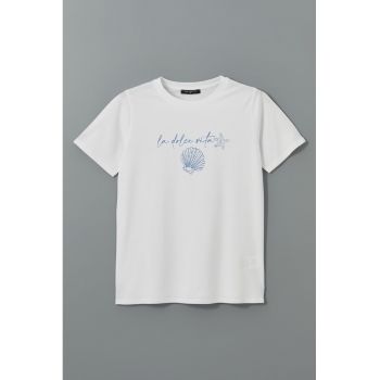Tricou din bumbac cu imprimeu