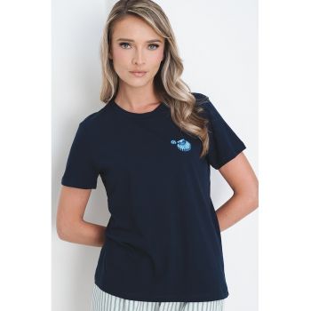 Tricou din bumbac organic cu imprimeu grafic