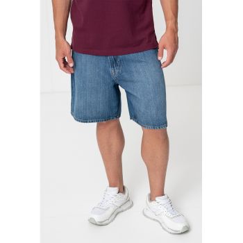 Bermude relaxed fit din amestec de lyocell