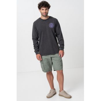 Bluza cu imprimeu logo pe partea din spate