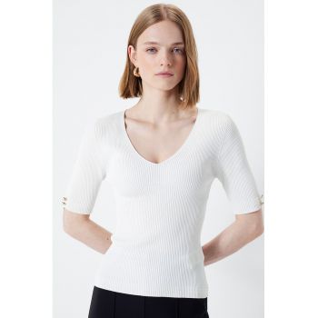 Bluza slim fit cu striatii