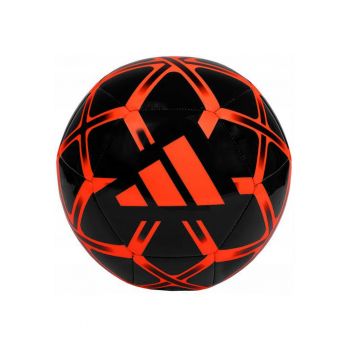 Minge de fotbal -  TPU - Negru/Rosu - Marimea