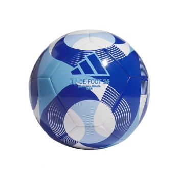 Minge oficiala fotbal Adidas Olympics Club - marime 5 - alb/albastru