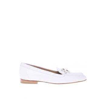 Pantofi loafer de piele cu logo
