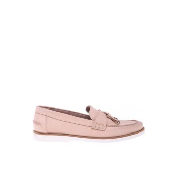 Pantofi loafer de piele intoarsa cu canafi