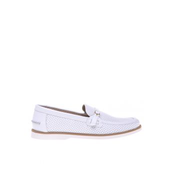 Pantofi loafer uni de piele