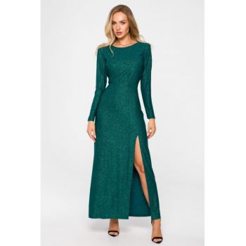Rochie maxi cu maneca lunga -