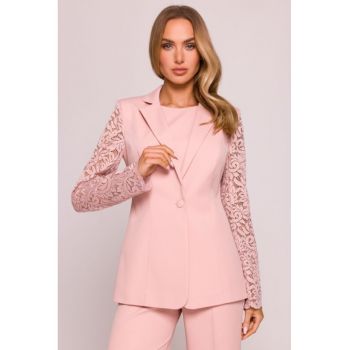 Sacou dama cu maneci din dantela -