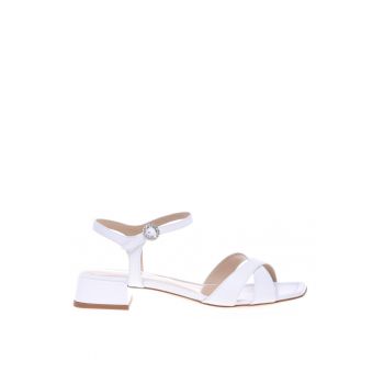 Sandale de piele cu barete incrucisate