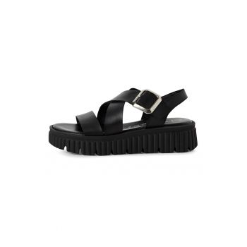 Sandale de piele cu barete incrucisate