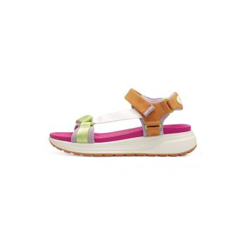 Sandale wedge cu velcro