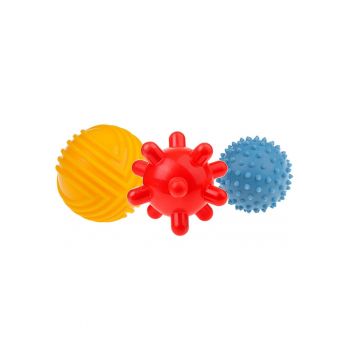 Set 3 mingi senzoriale -  Plastic - Multicolor