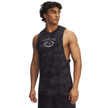 Top lejer cu model camuflaj pentru fitness Project Rock