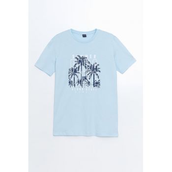 Tricou de bumbac cu imprimeu