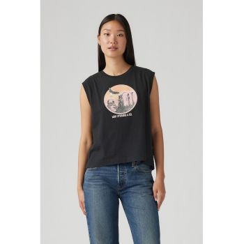 Tricou din bumbac cu imprimeu logo
