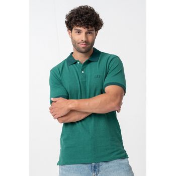 Tricou polo cu logo brodat