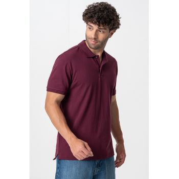 Tricou polo din material pique