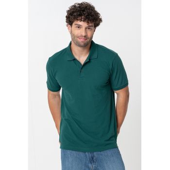 Tricou polo din material pique