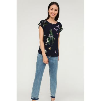 Bluza cu imprimeu floral