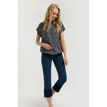 Bluza cu terminatie elastica