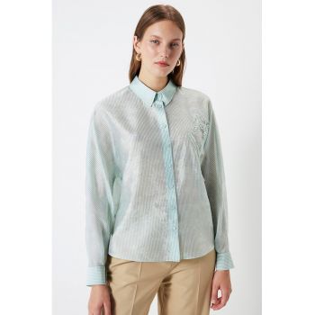 Camasa regular fit transparenta