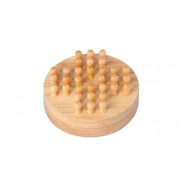 Jos Solitair mini de lemn, diametru 12 cm
