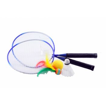 Mini Set badminton 2 rachete 1 fluturas si 2 bile