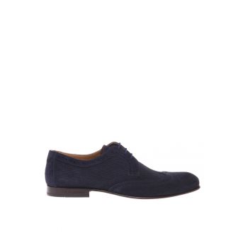 Pantofi brogue din piele intoarsa