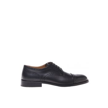 Pantofi derby din piele cu sireturi