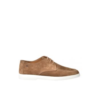Pantofi derby din piele intoarsa