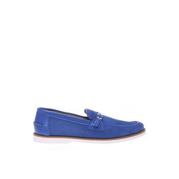 Pantofi loafer uni de piele