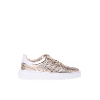 Pantofi sport de piele cu perforatii