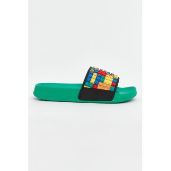 Papuci cu model colorblock