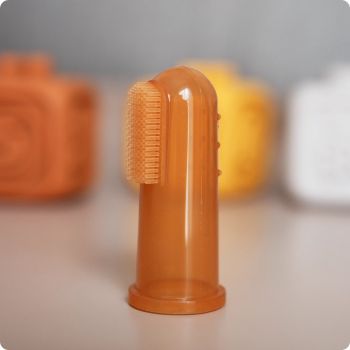 Periuta de dinti Kidnort, Blomka , sterilizabila, din silicon medical moale si flexibil, dimensiune universala