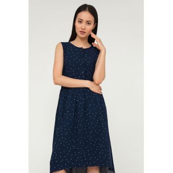 Rochie lejera cu fusta asimetrica