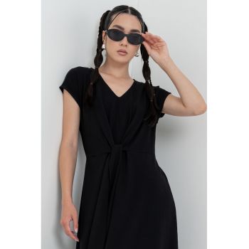 Rochie maxi cu decolteu in V