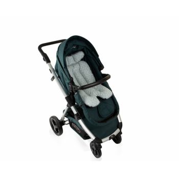 Saltea cu doua fete pentru carucior si scaun de masa BabyJem Verde
