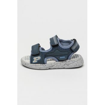 Sandale din material textil cu velcro