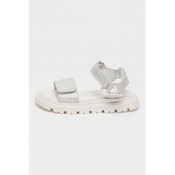 Sandale din piele cu velcro