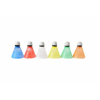 Set 6 flurutasi colorati badminton plastic