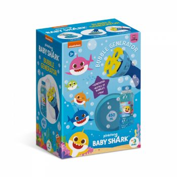 Set baloane de sapun cu generator Baby Shark 450 ml