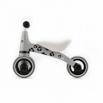 Tricicleta pentru copii, Adamex Animals, fara pedale, cu 3 roti, sistem de blocare a rotirii ghidonului, testata EN71, pentru interior  exterior, sezut moale, +12 luni, Panther
