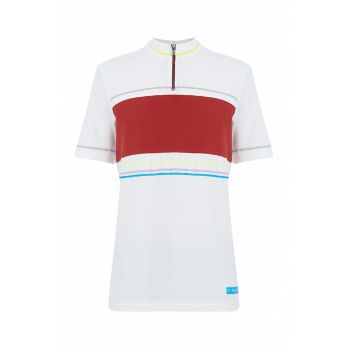 Tricou cu fenta cu fermoar