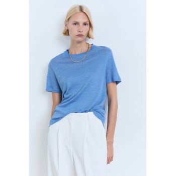 Tricou de in cu decolteu la baza gatului
