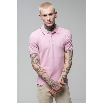 Tricou polo cu logo brodat