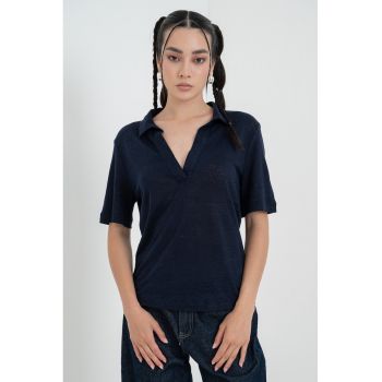 Tricou polo lejer din in