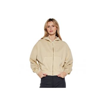 Bluza cu fermoar  BOLD WASHED CK APPLIQUEZIP-THRU-J20J225523-PF0