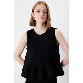 Bluza lejera cu model texturat
